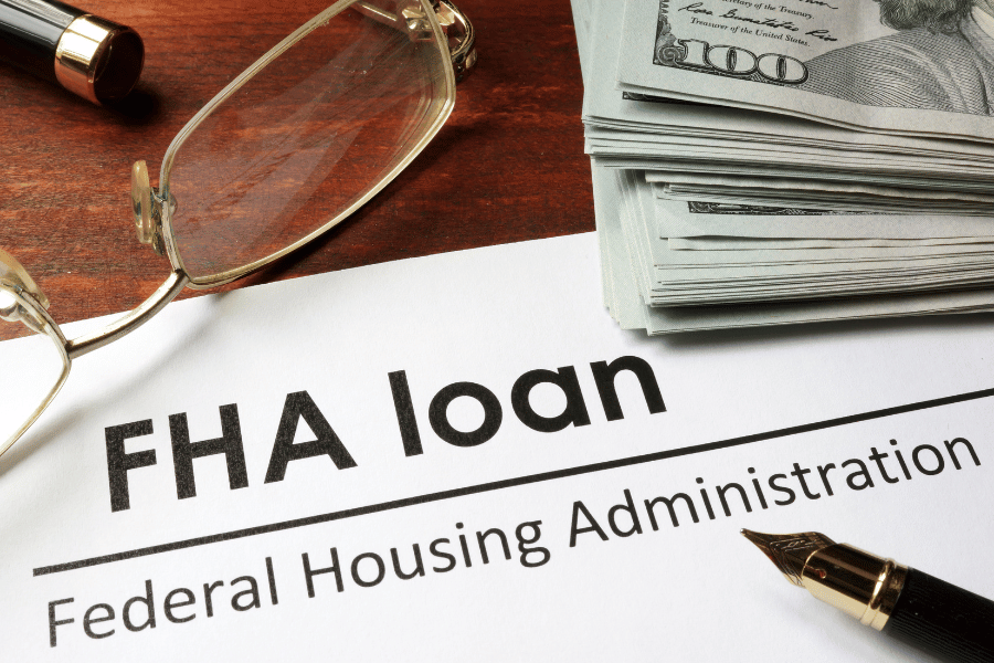 Federal Housing Administration Loan paperwork 