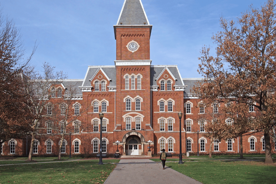 Meredith College building view