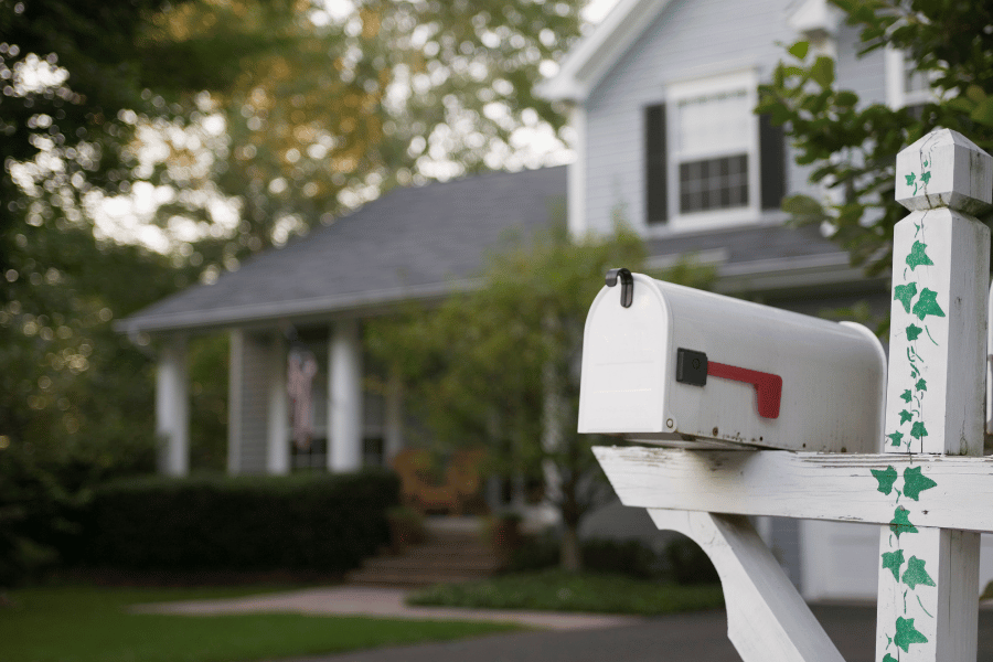 Prioritize a updated mailbox and house numbers