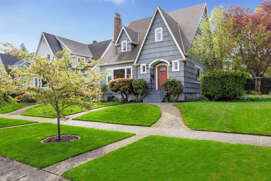 Make sure to boost your curb appeal with a clean and attractive lawn