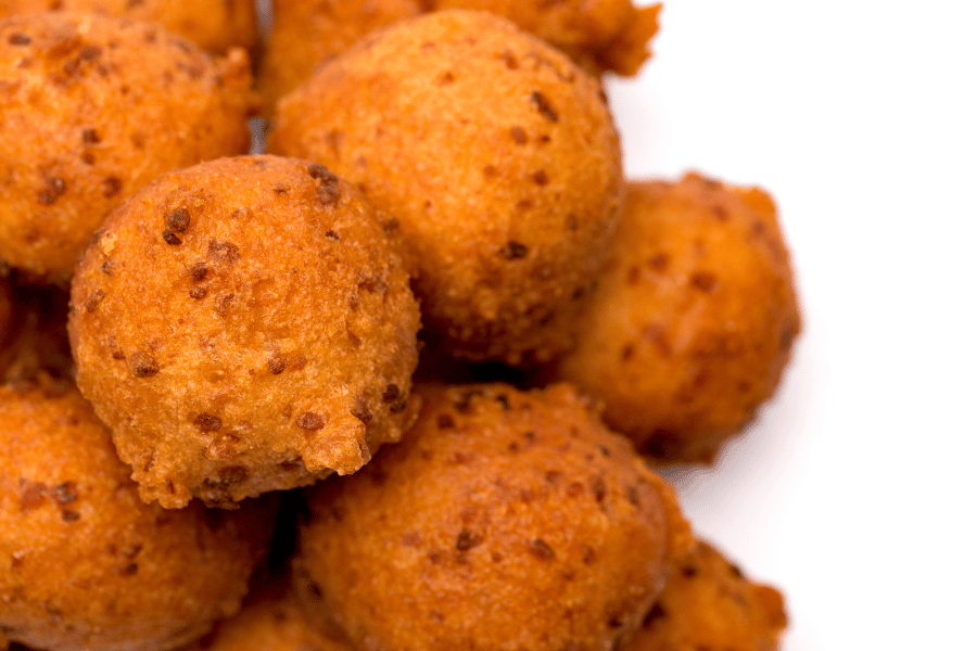Delicious freshly made hushpuppies 